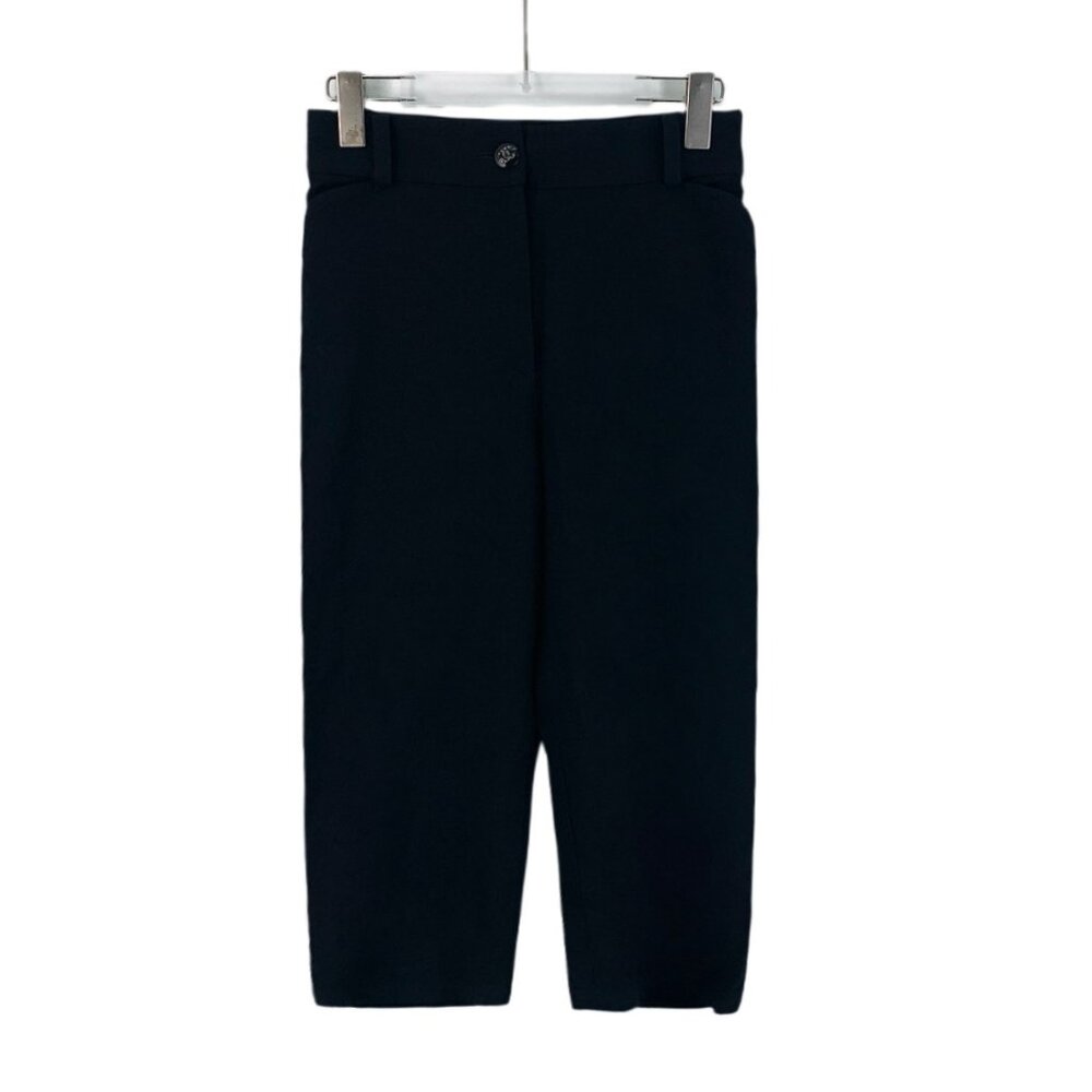 Chanel Black casual wide-leg pants